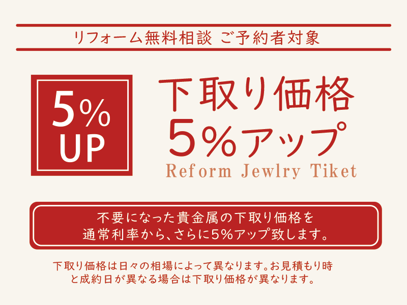 リフォーム来店予約特典